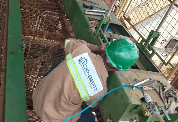 Reparo em válvula industrial